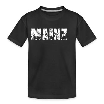 Mainz - Kinder Premium Bio T-Shirt - Schwarz - Vorne