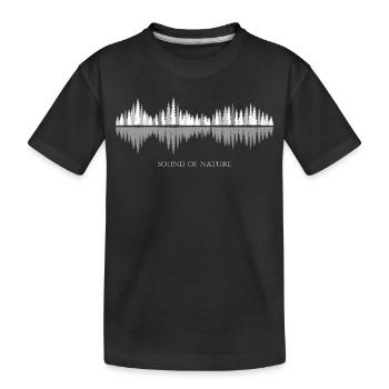 Sound of Nature - Winter - Kinder Premium Bio T-Shirt - Schwarz - Vorne
