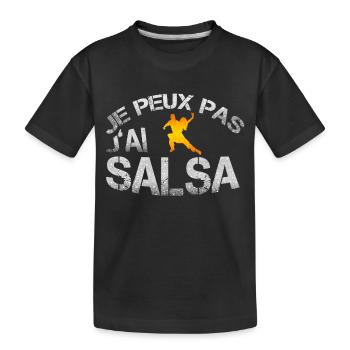 Salsa - T-shirt bio Premium Enfant - noir - Devant
