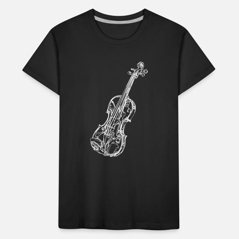 violin Kids' Premium Organic T-Shirt