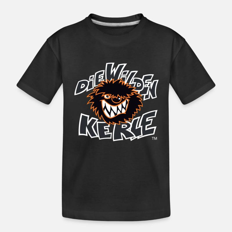 Die Wilden Kerle Logo - Kinder Premium Bio T-Shirt - Schwarz