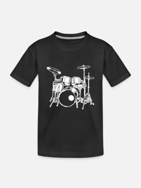 Rock Musik - Kinder Premium Bio T-Shirt - Schwarz