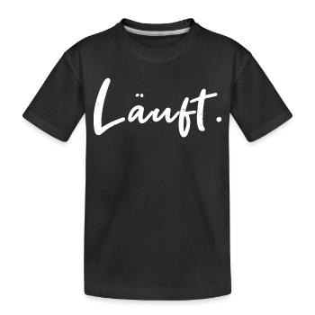 Score. – Déclaration de lettrage à la main - T-shirt bio Premium Enfant - noir - Devant