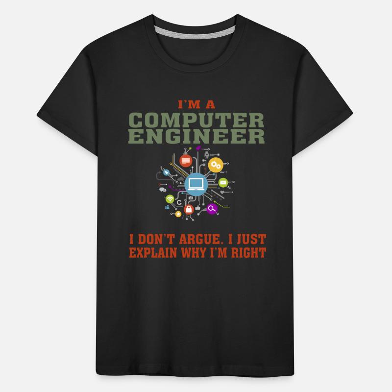 Bestseller Computer Engineer Tshirt, Keep Calm Kids' Premium Organic T-Shirt