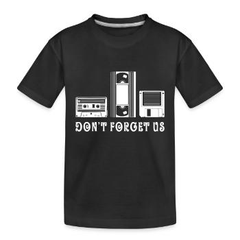Technologie old school - T-shirt bio Premium Enfant - noir - Devant