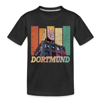 Dortmund - Kids' Premium Organic T-Shirt - black - Front