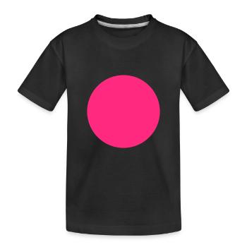 Kreis Rosa - Kinder Premium Bio T-Shirt - Schwarz - Vorne