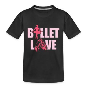 ballet - T-shirt bio Premium Enfant - noir - Devant