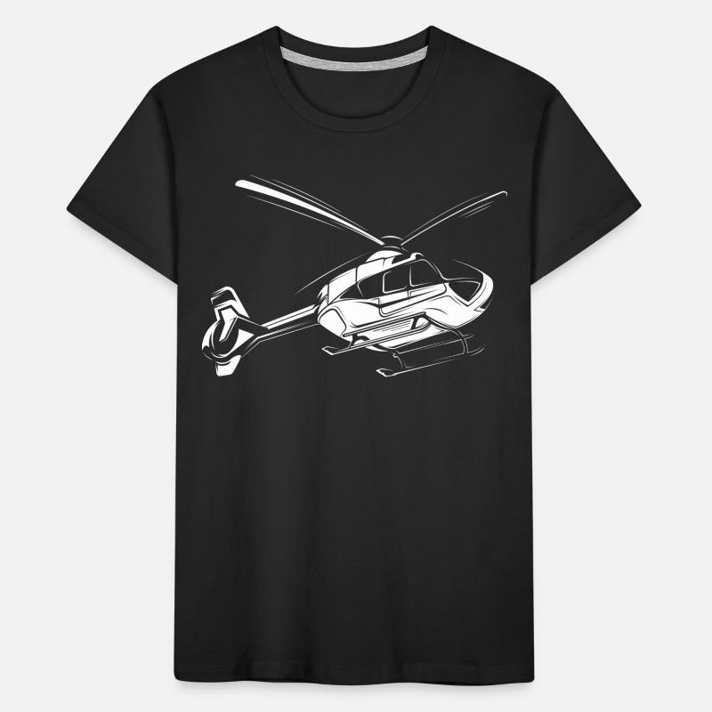 Helicopter Helicopter Heli Team Symbol Pilot Kids' Premium Organic T-Shirt