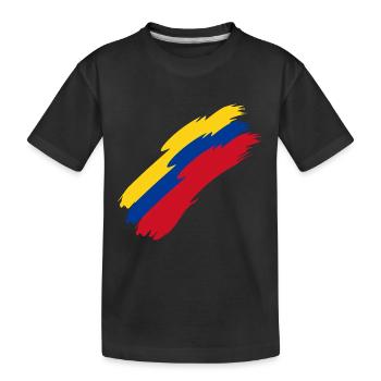 Colombie - T-shirt bio Premium Enfant - noir - Devant