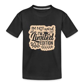 Funny Sarcastic Quote, funny, quotes, sarcastic, s - Kids' Premium Organic T-Shirt - black - Front