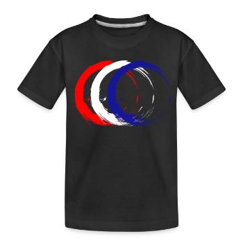 Kroatien - Kinder Premium Bio T-Shirt - Schwarz - Vorne