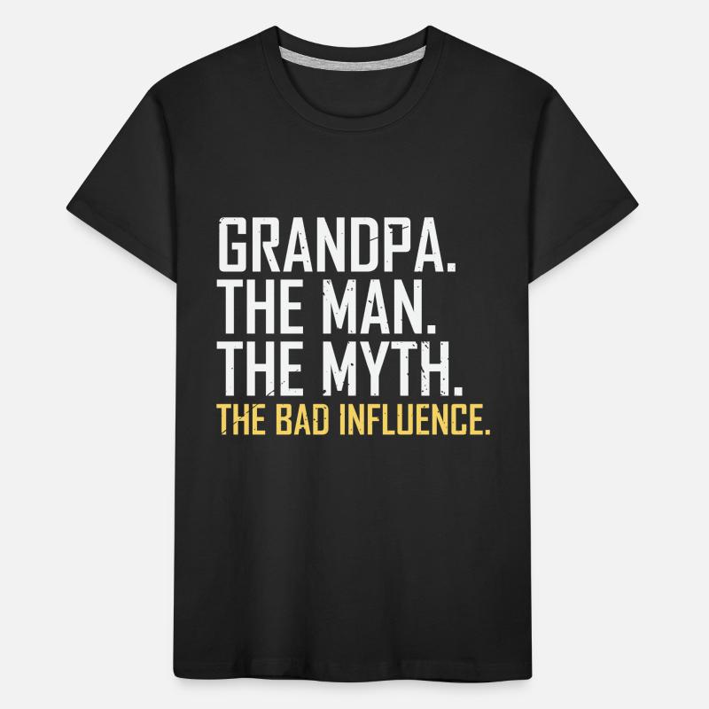 Opa Mann Mythos Der schlechte Einfluss Kinder Premium Bio T-Shirt