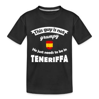 Tenerife Fans - T-shirt bio Premium Enfant - noir - Devant