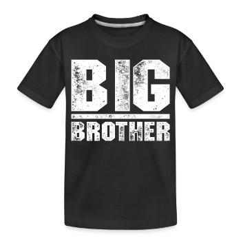 Orwellian Surveillance Bold - Kids' Premium Organic T-Shirt - black - Front