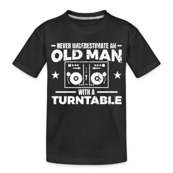 Père DJ - T-shirt bio Premium Enfant - noir - Devant