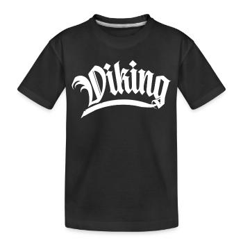 viking viking thor marteau odin botte barbier bart - T-shirt bio Premium Enfant - noir - Devant