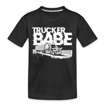 Camionneur Babe - T-shirt bio Premium Enfant - noir - Devant