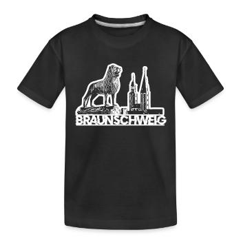 Brunswick Lion - T-shirt bio Premium Enfant - noir - Devant