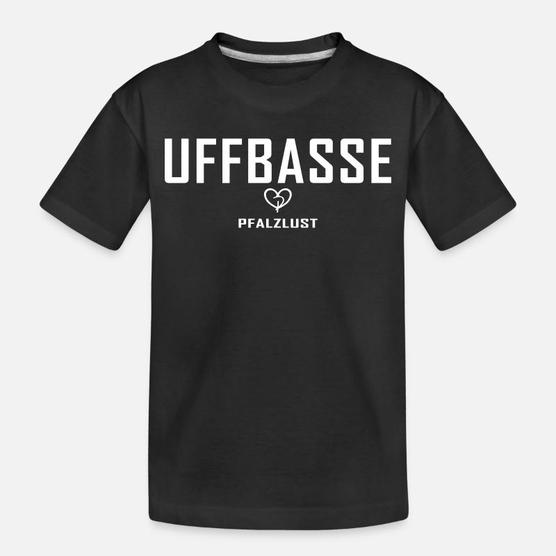 Uffbasse - Kinder Premium Bio T-Shirt - Schwarz