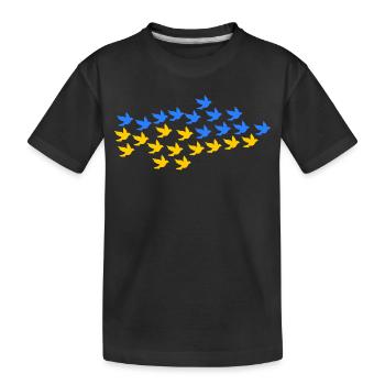 Ukraine - T-shirt bio Premium Enfant - noir - Devant