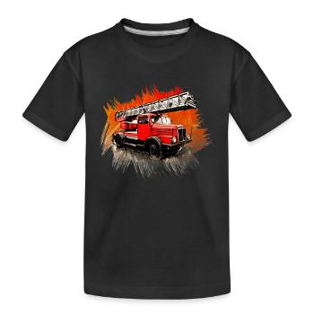 IFA S 4000 1 avec échelle à plateau tournant - T-shirt bio Premium Enfant - noir - Devant
