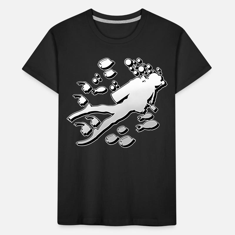 Diving Divers Kids' Premium Organic T-Shirt