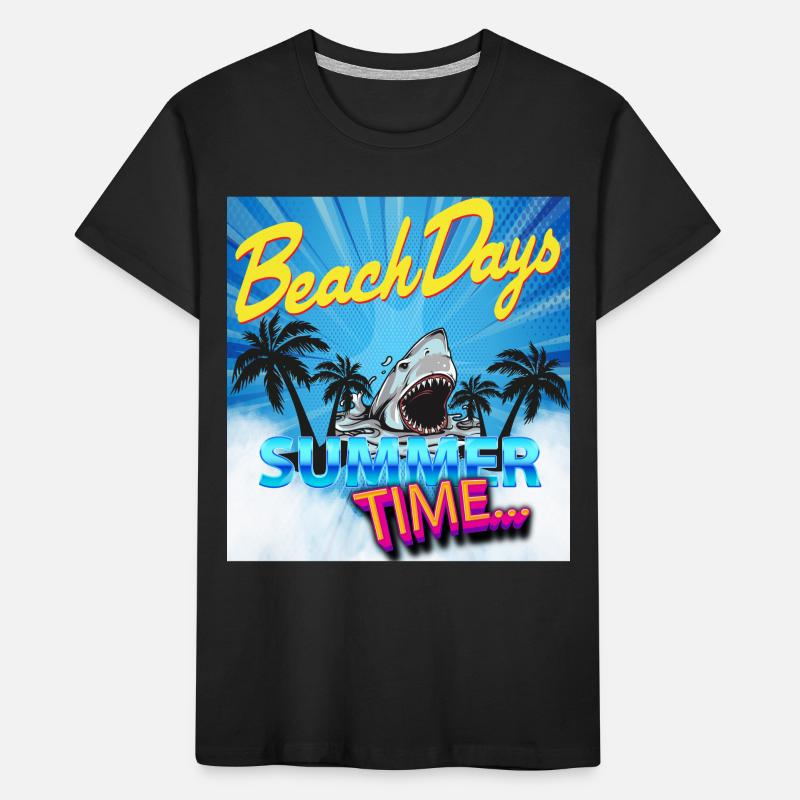 Heure d'été T-shirt bio Premium Enfant