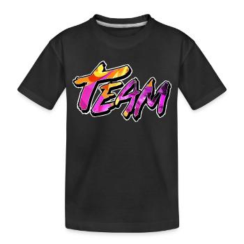 Équipe - T-shirt bio Premium Enfant - noir - Devant