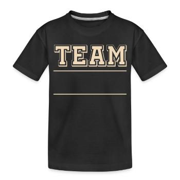 Équipe - T-shirt bio Premium Enfant - noir - Devant