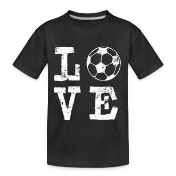 Football Love - Dire champion Coupe du monde 2026 - T-shirt bio Premium Enfant - noir - Devant