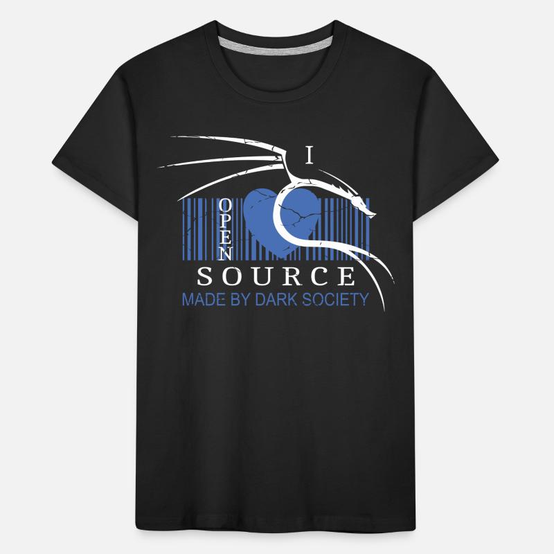 I Love Open Source Software Kids' Premium Organic T-Shirt