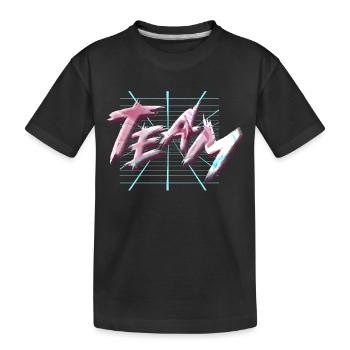 Équipe - T-shirt bio Premium Enfant - noir - Devant