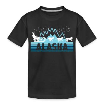 Alaska - T-shirt bio Premium Enfant - noir - Devant
