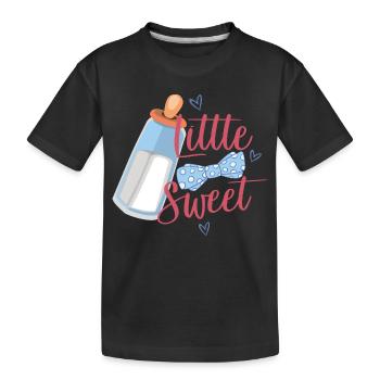 Bébé petit et doux - T-shirt bio Premium Enfant - noir - Devant