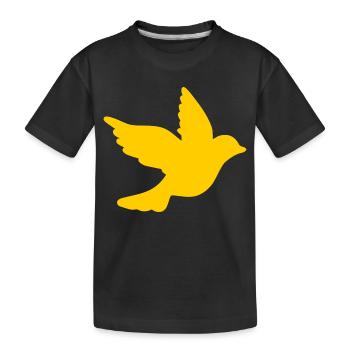 Ukraine - Kinder Premium Bio T-Shirt - Schwarz - Vorne