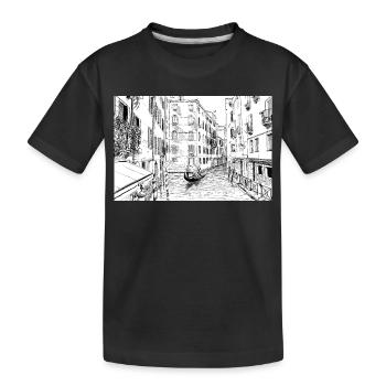 Venise - T-shirt bio Premium Enfant - noir - Devant