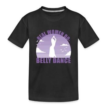 Danse du ventre Danseuse du ventre Danseur Cadeau - T-shirt bio Premium Enfant - noir - Devant