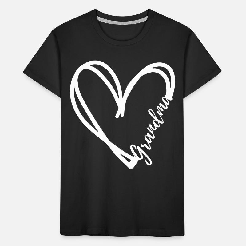 ICH LIEBE OMA. OMA GESCHENK. Kinder Premium Bio T-Shirt
