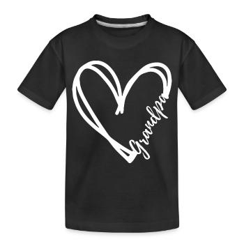 Opa - Kinder Premium Bio T-Shirt - Schwarz - Vorne