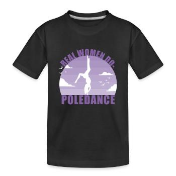 Pole Dance Dancer Poledancing Pole Gift - T-shirt bio Premium Enfant - noir - Devant