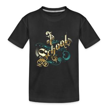 Old school - T-shirt bio Premium Enfant - noir - Devant