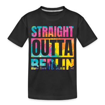 Directement de Berlin - T-shirt bio Premium Enfant - noir - Devant