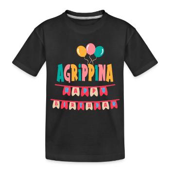 Agrippina t-shirt joyeux anniversaire joyeux anniversaire - T-shirt bio Premium Enfant - noir - Devant