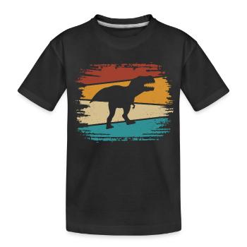 T-Rex - T-shirt bio Premium Enfant - noir - Devant