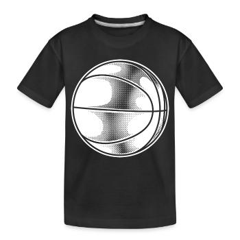 Basket-ball - T-shirt bio Premium Enfant - noir - Devant