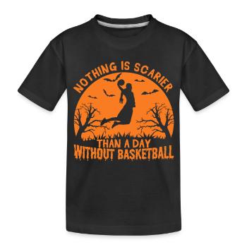 Citation d’un joueur de basket-ball - T-shirt bio Premium Enfant - noir - Devant