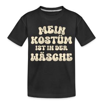 Karneval Fasching - Kinder Premium Bio T-Shirt - Schwarz - Vorne