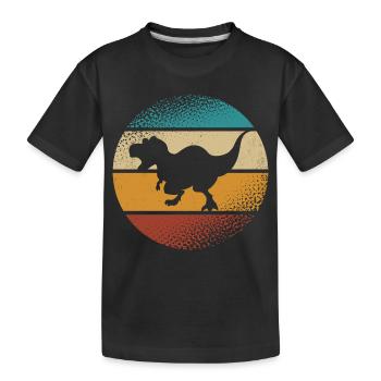 T-Rex - T-shirt bio Premium Enfant - noir - Devant