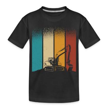 Bagger - Kinder Premium Bio T-Shirt - Schwarz - Vorne